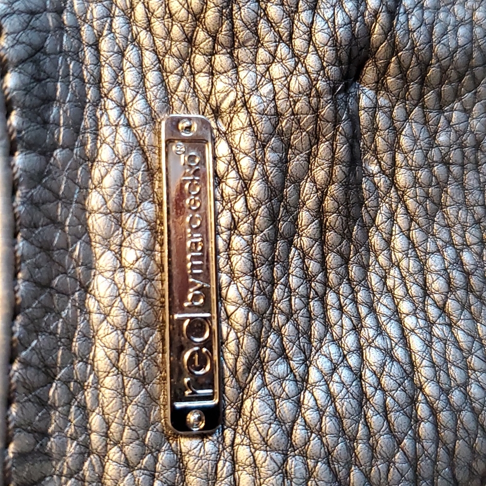 Mark Ecko Pewter Shoulder Bag Euc - image 7